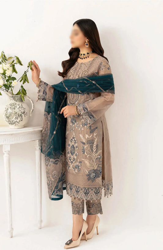 Ramsha Minahil Luxury Organza Collection Vol 11 - M 1106