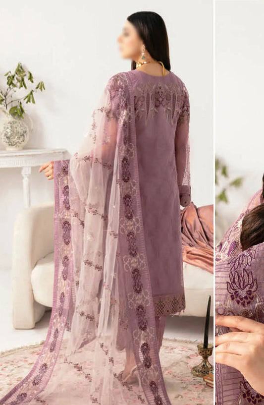 Ramsha Minahil Luxury Organza Collection Vol 11 - M 1107