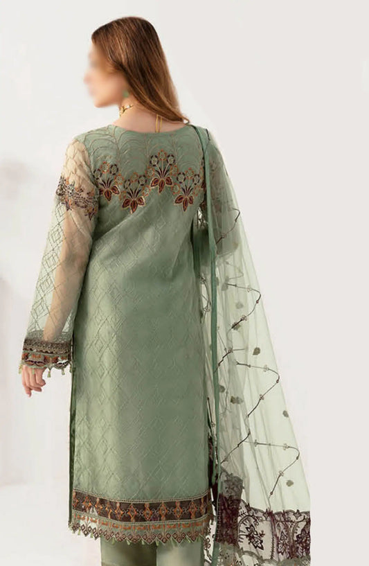 Ramsha Minahil Luxury Organza Collection Vol 11 - M 1108