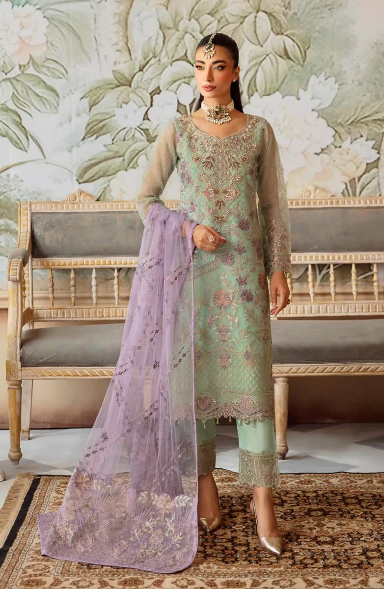 Ramsha Minhal Organza Collection Vol 12 - M 1204