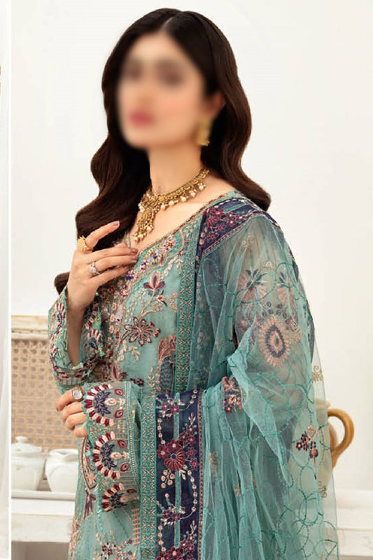 Ramsha Minahil Luxury Organza Collection Vol 10 - M 1001