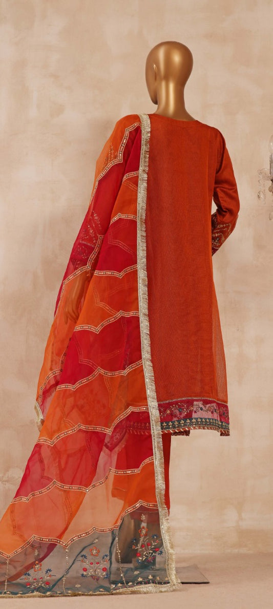 Sadabahar Festive Formals 2023 Add Ons Designs - MB 06 Orange