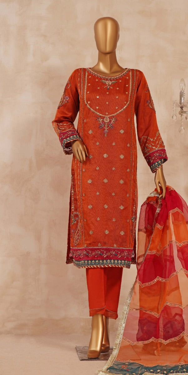 Sadabahar Festive Formals 2023 Add Ons Designs - MB 06 Orange