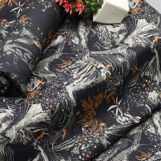 Mehak Digital Slub Linen 2 Pcs Collection Vol 02 By Amna Khadija AK - MDSL 01