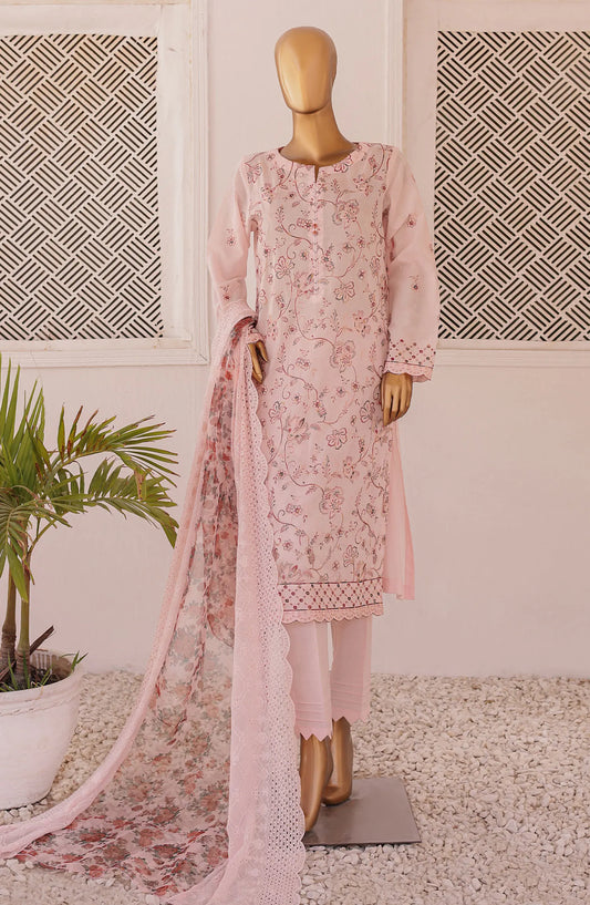 HZ Majestic Luxury Embroidered Lawn Collection - MEC 06