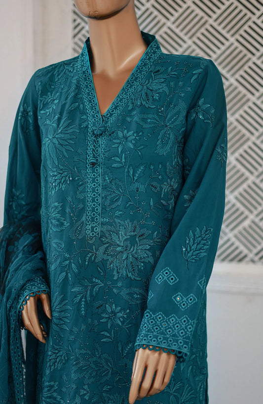 HZ Majestic Luxury Embroidered Lawn Collection - MEC 10