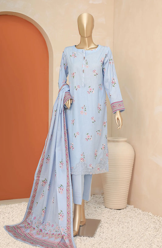 HZ Meenakari Embroidered Doriya Collection 2024 - MED 03