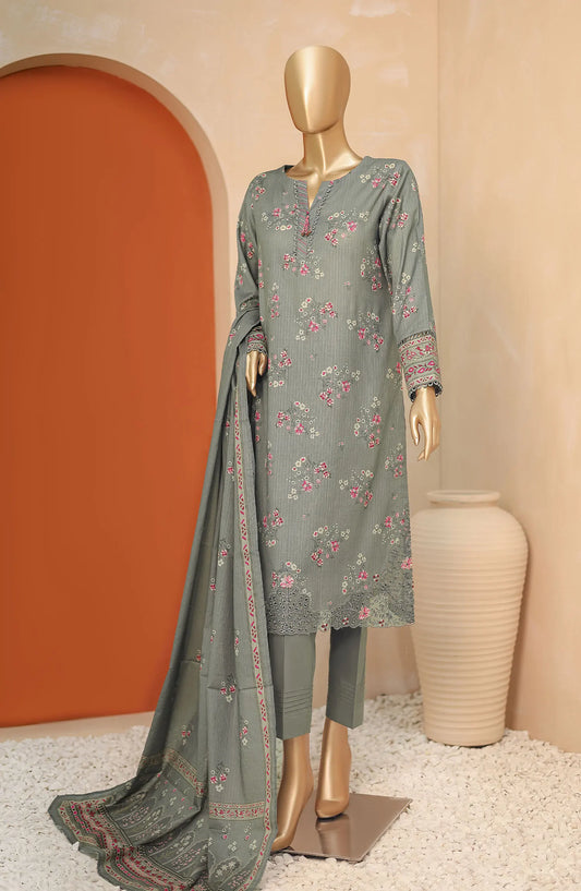 HZ Meenakari Embroidered Doriya Collection 2024 - MED 09
