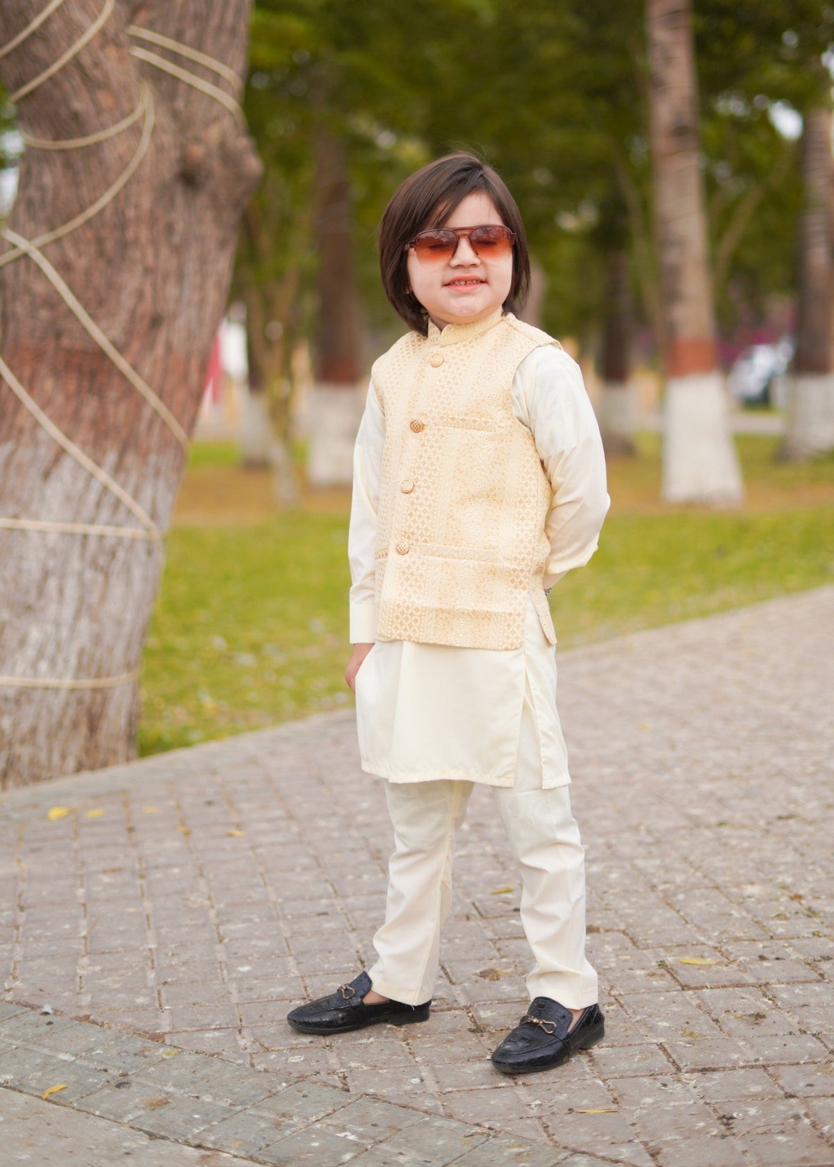 Cream White Only Waistcoat EW 42