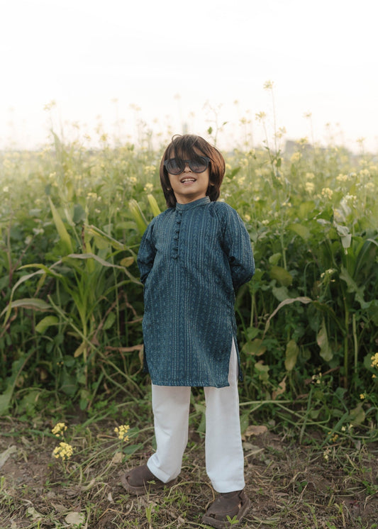 Teal Kurta KT 121