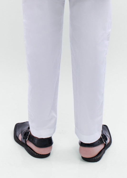 White cotton Pajama - 010