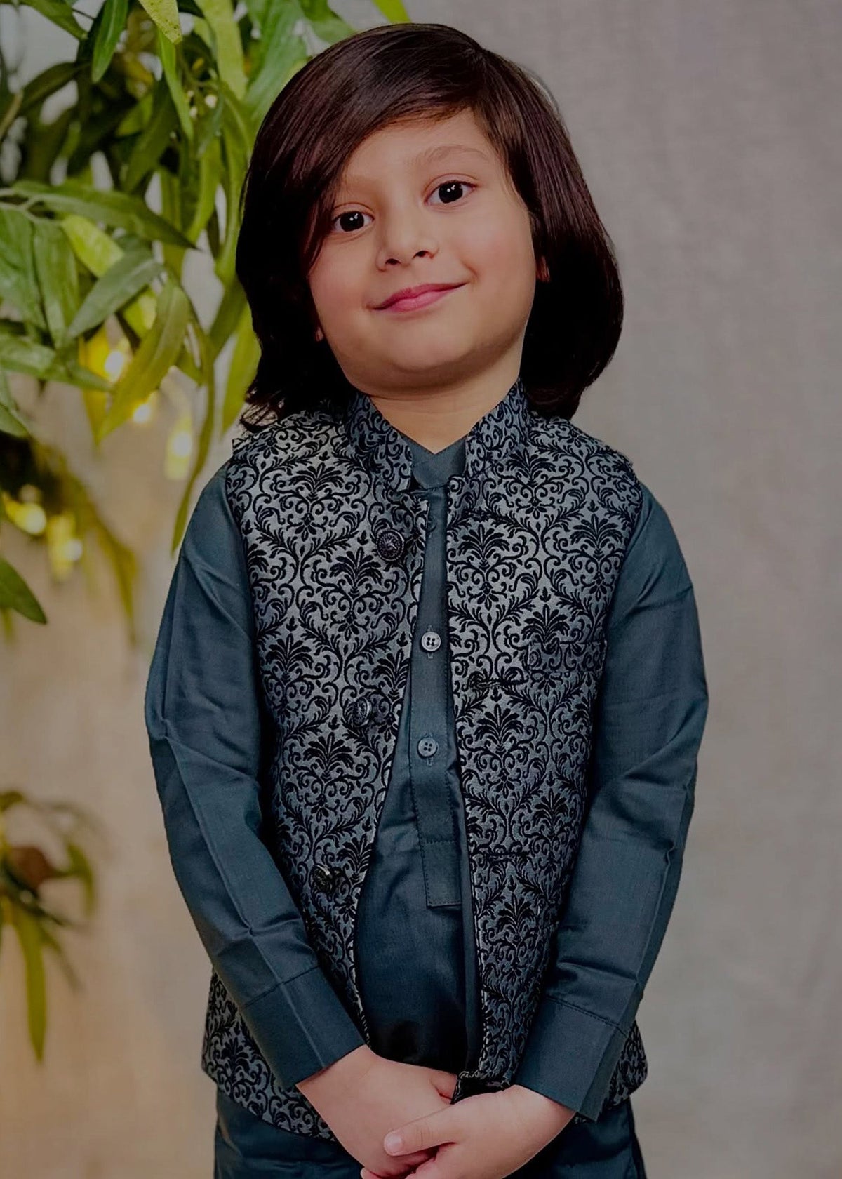 Grey Waistcoat Suit - WKS 018