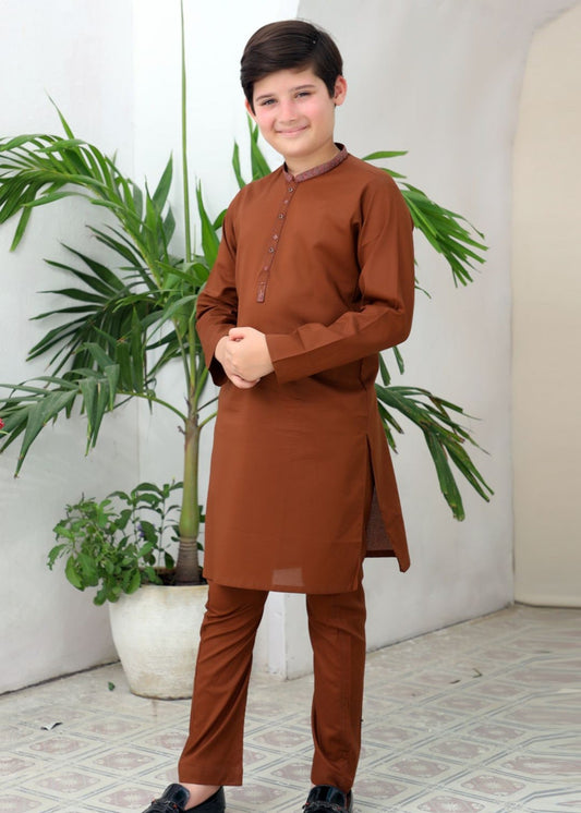 Brown Kurta Trouser KT 101