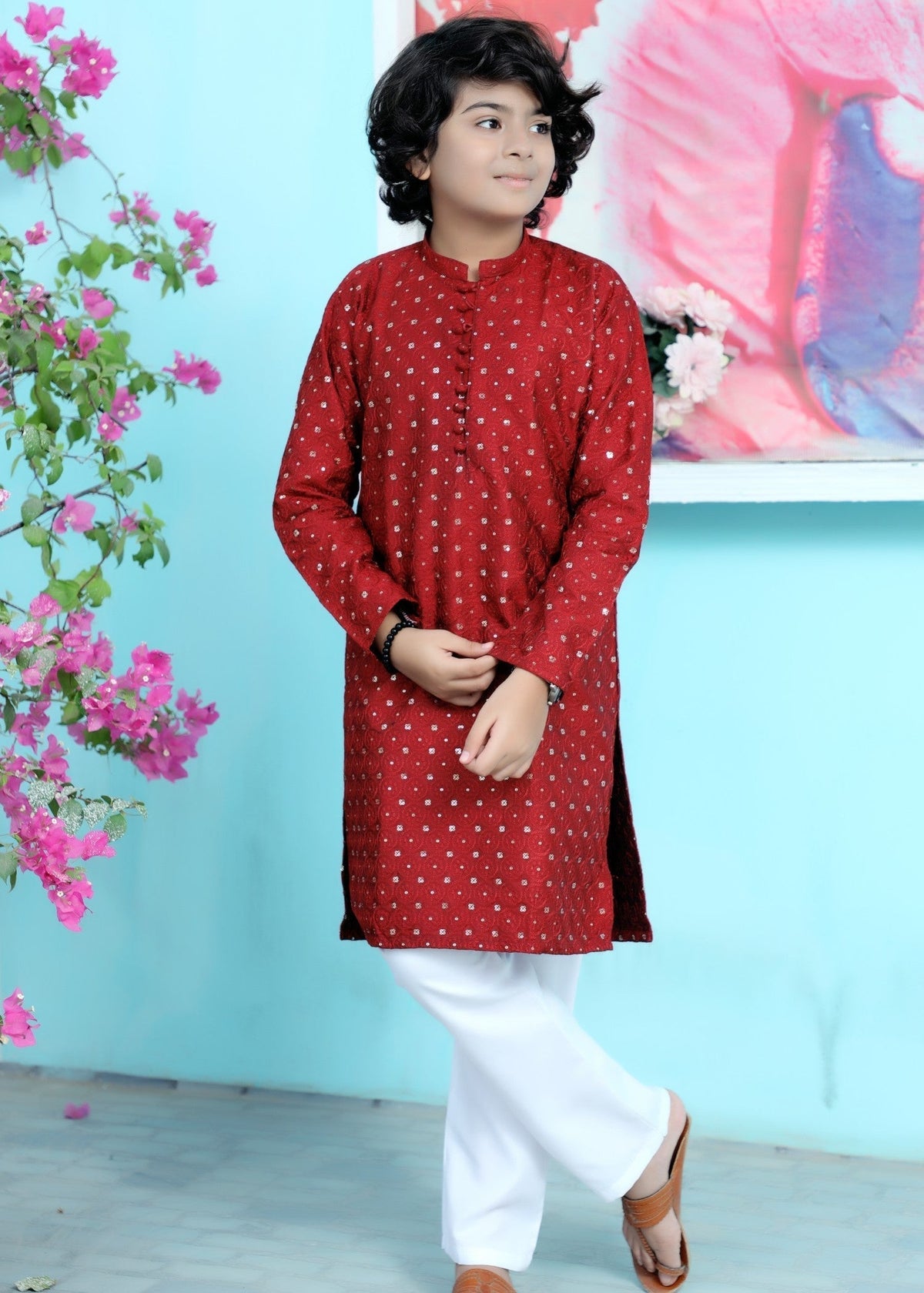 Brick Red kurta KT 97