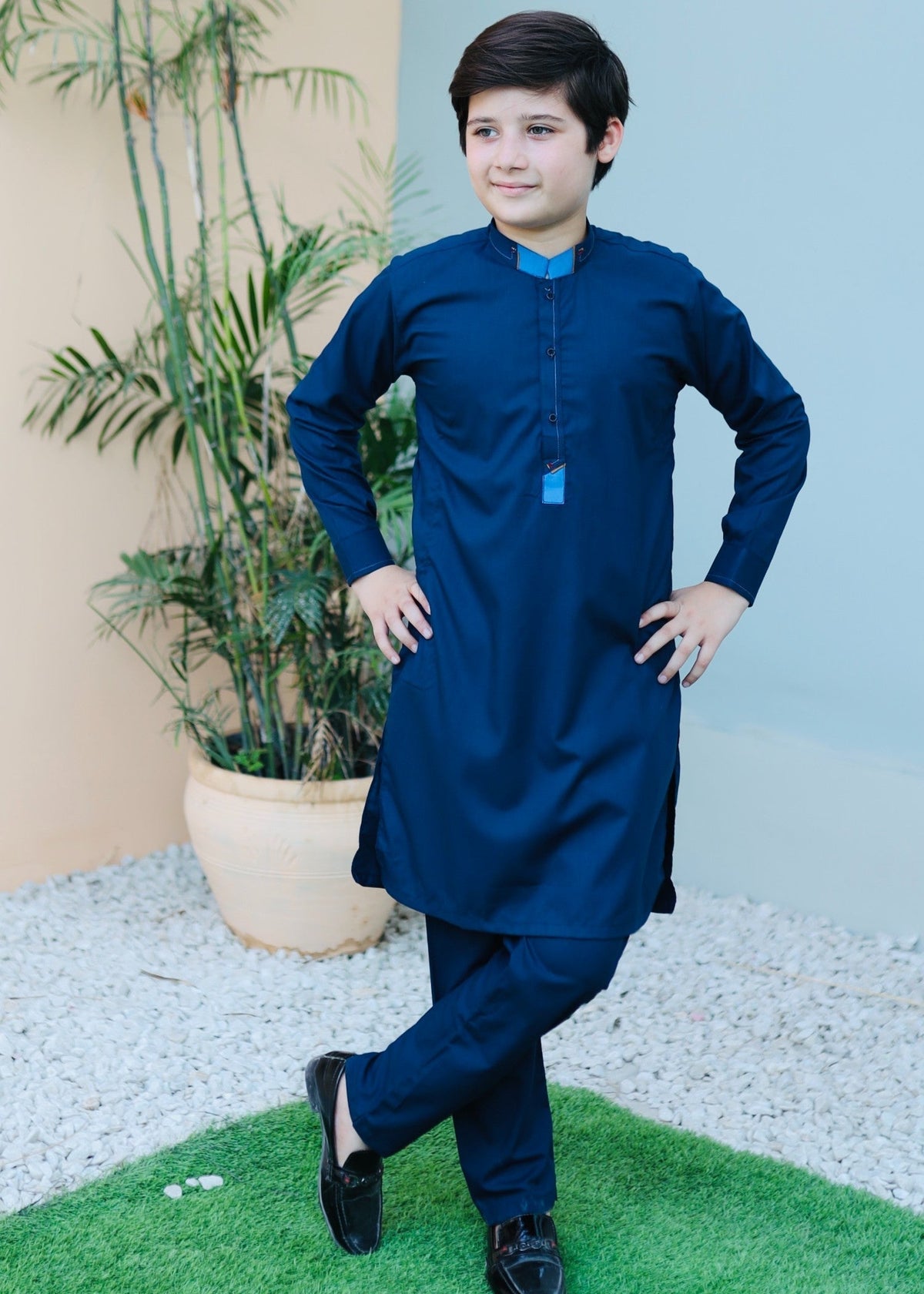 Sapphire Blue Kurta Trouser KT 127