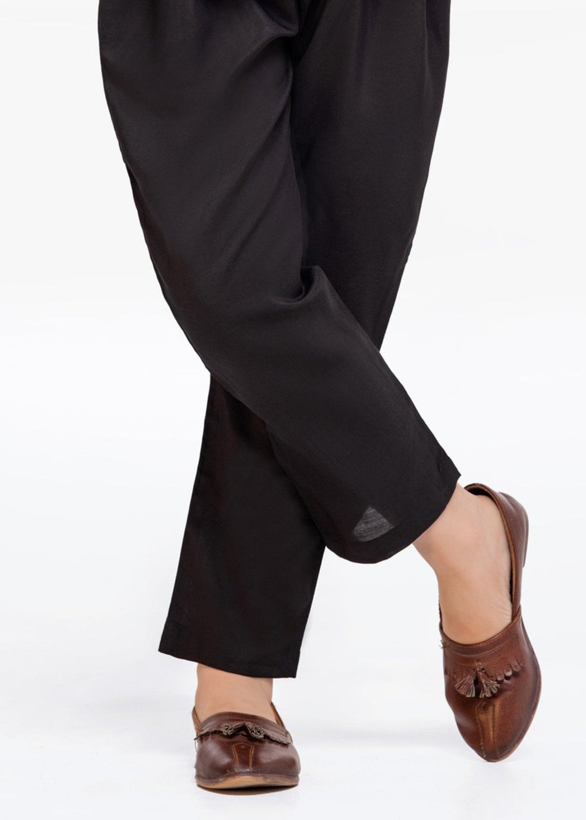 Black cotton Pajama - 011