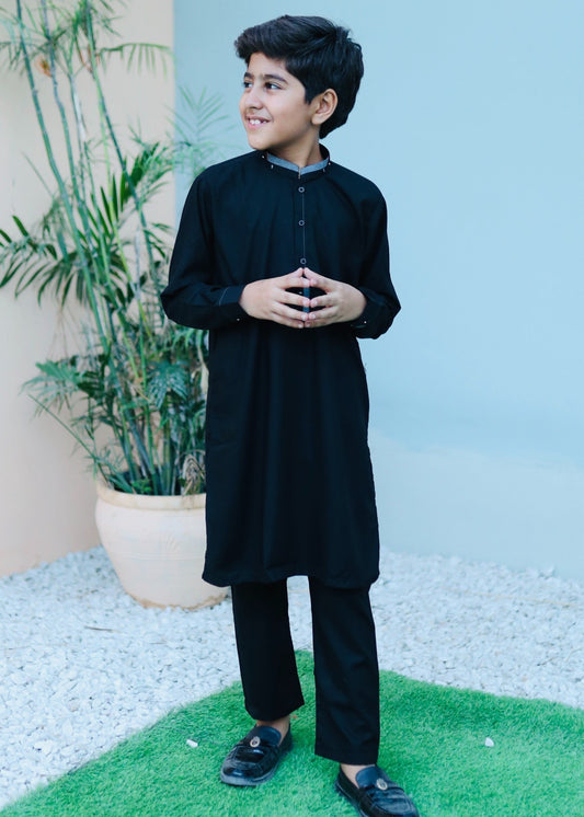 Phantom Black Kurta Trouser KT 129