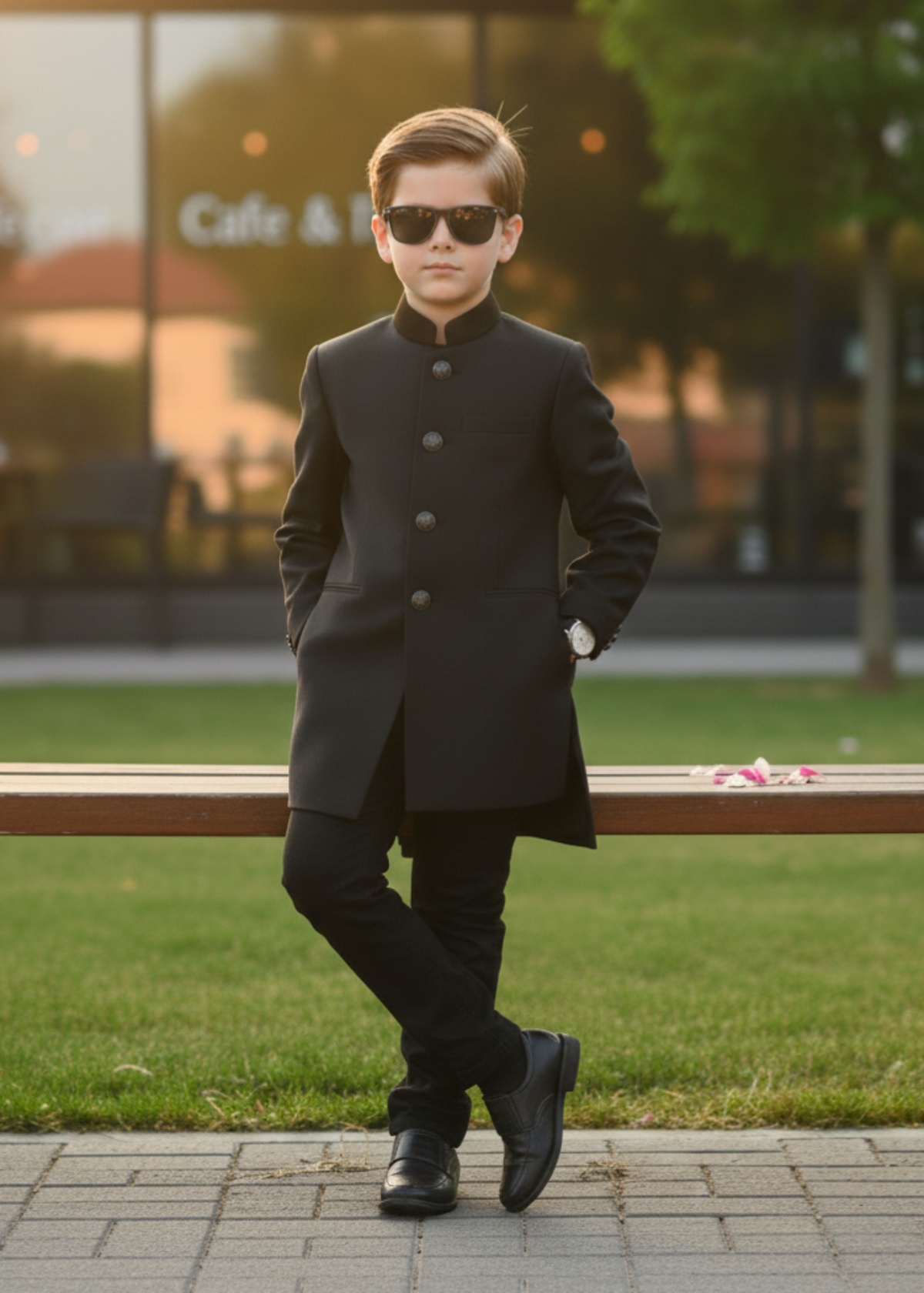 Black Sherwani S38