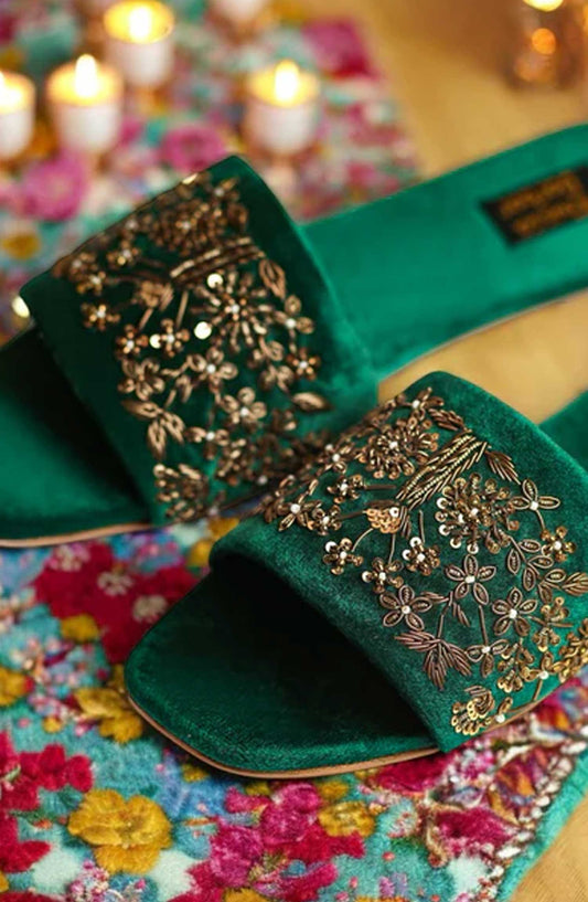 Khussa Darbar Fastive Style Slipper Meetha-Paan