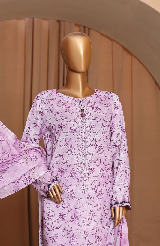 HZ Mahee Embroidered Shirt with Fancy Jacquard Dupatta Collection - MEJ-901