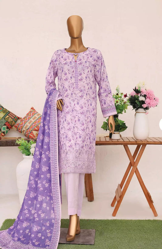HZ Mehak Mid Summer Embroidered Collection 2024 - MEK-134