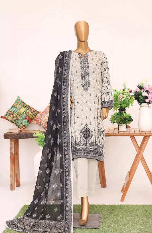 HZ Mehak Mid Summer Embroidered Collection 2024 - MEK-135
