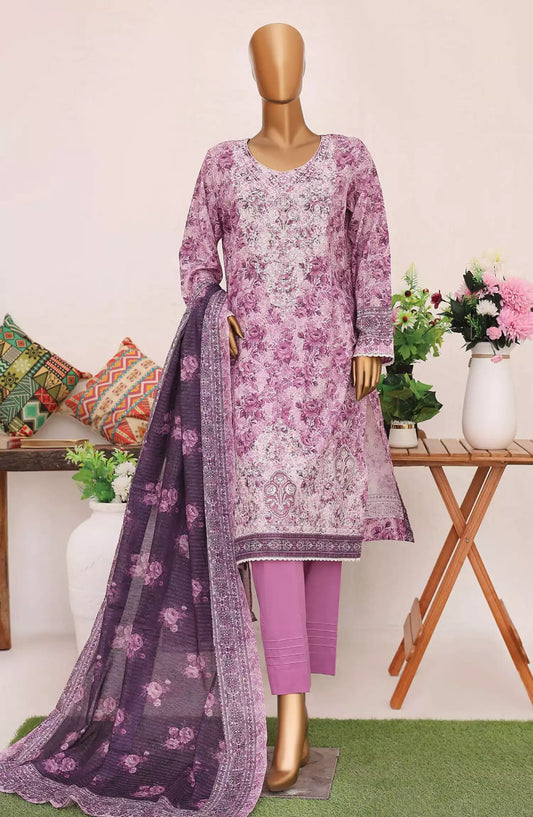 HZ Mehak Mid Summer Embroidered Collection 2024 - MEK-136