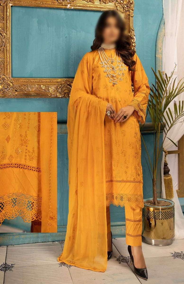 Meharma By Khoobsurat Embroidered Chikankari Lawn Collection MK 02