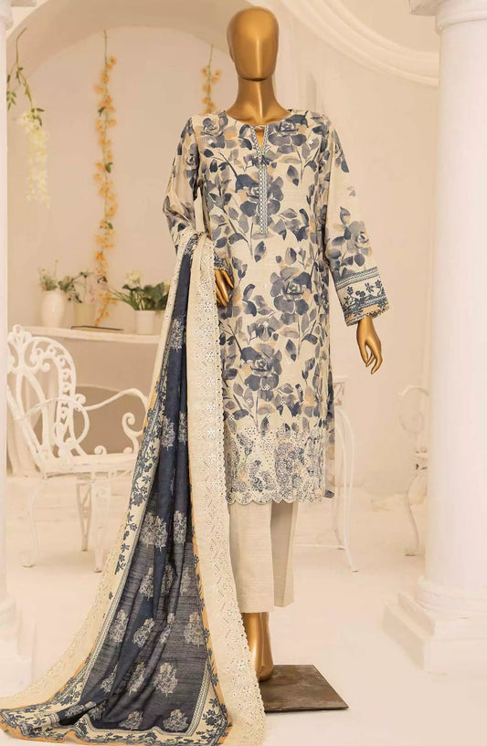 HZ Meraki Khaddar Embroidered Collection 2024 - MKE-09