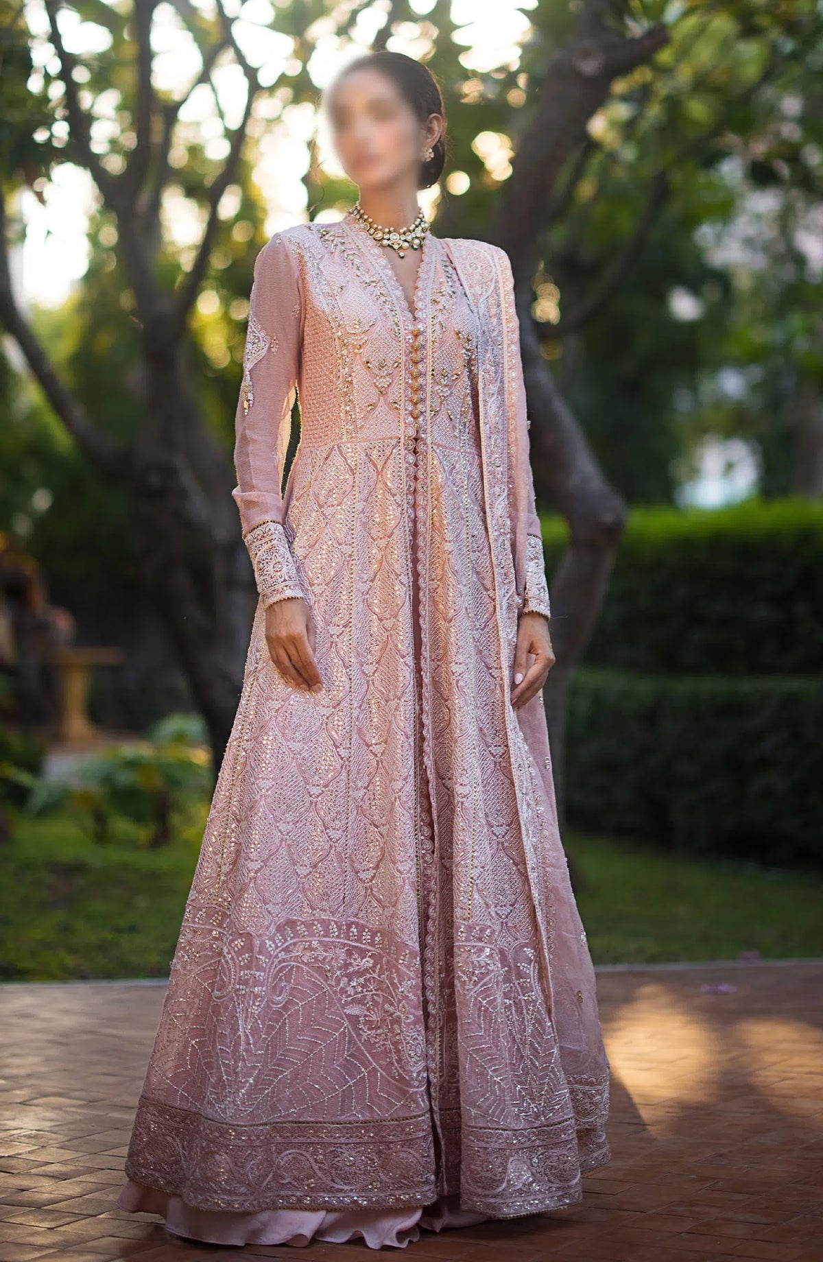 Mushq Roohi Unstitched Luxury Collection - MLF 07 Anaya