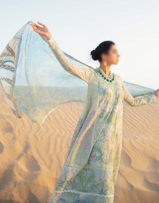 Mushq Presents Kahani Luxury Unstitched Collection MLF 22 02 Sahara