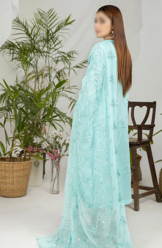 Embroidered Lawn Collection with Zari work by Marjjan - MNC 146 C