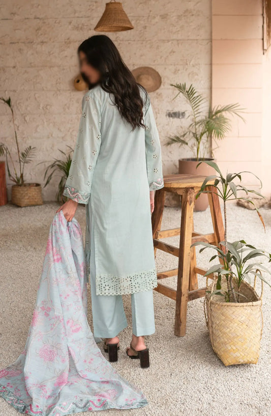 CutWork Embroidered Slub Lawn Collection by Marjjan - MNC 174 A