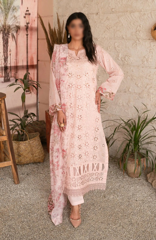 CutWork Embroidered Slub Lawn Collection by Marjjan - MNC 174 C