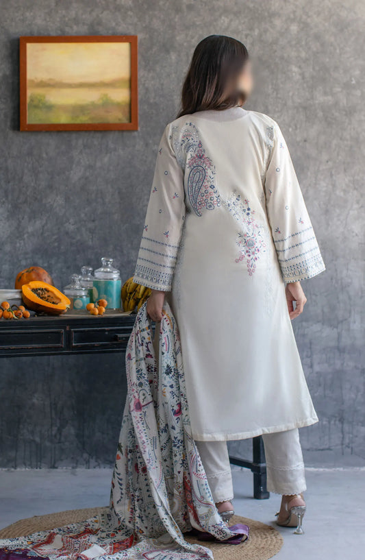 Chikankari Embroidered Lawn Collection by Marjjan - MNC 197 A