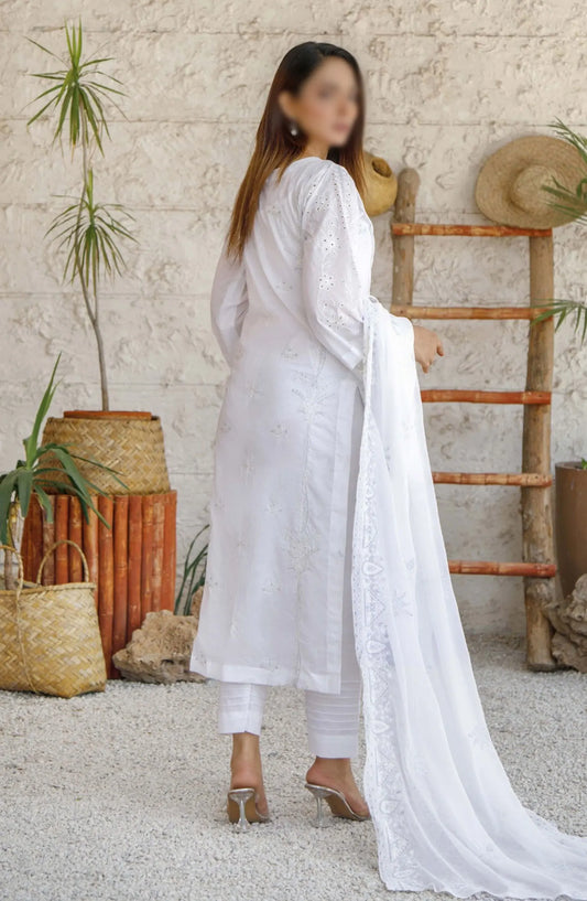 Marjjan Slub Lawn Embroidered Collection - MNC 213