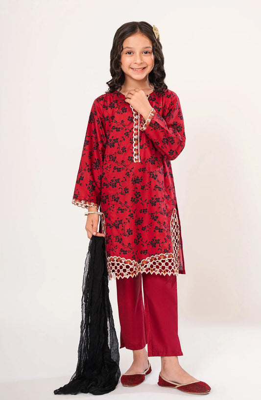 Meenu Neenu Girls Cutwork Emb Lawn Pret Collection Vol 04 - MNGC 04