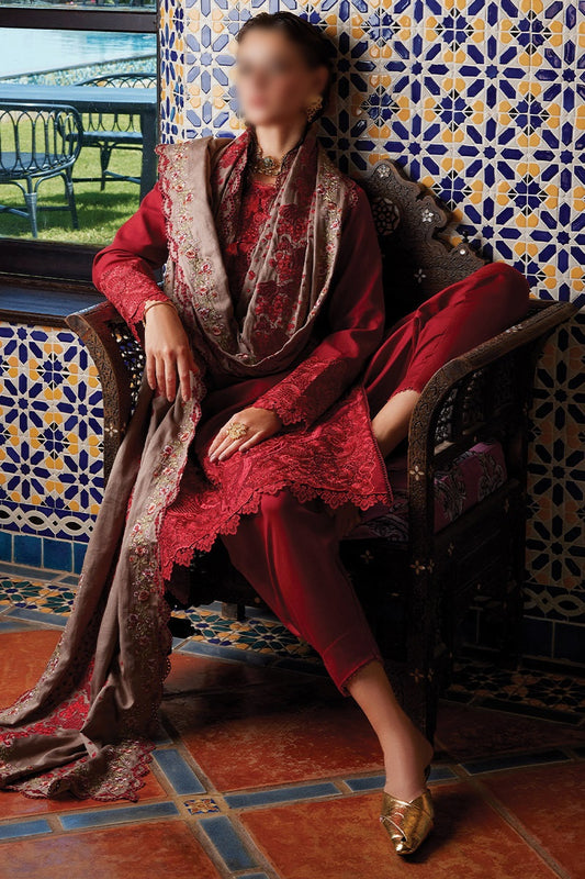 Mushq Moroccan Dream Unstitched Sateen Shawl Collection - MNW 04 NAIMA