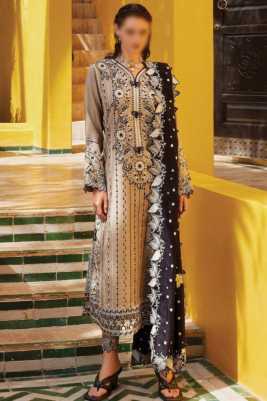 Mushq Moroccan Dream Unstitched Sateen Shawl Collection - MNW 10 SALMA