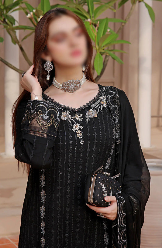 Guzel Hazel Formal 3 Piece Stitched Collection - MOON