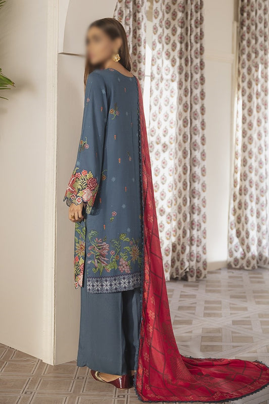 Manzil - Khaddar and Linen Unstitched Collection D- MOROCCAN TAPESTRY