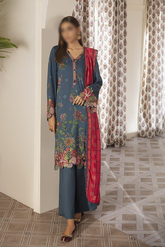 Manzil - Khaddar and Linen Unstitched Collection D- MOROCCAN TAPESTRY