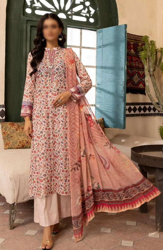 Mahee's Printed Chikankari Lawn Collection 2024 - MPCL 01