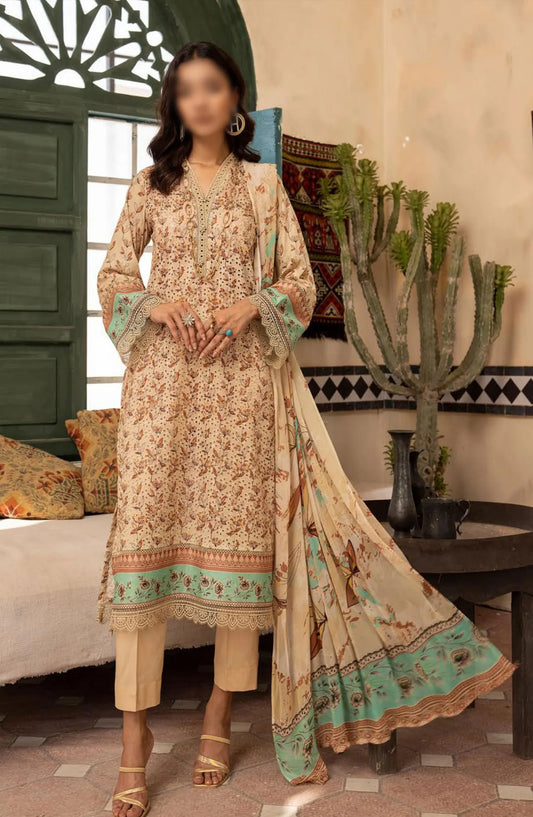 Mahee's Printed Chikankari Lawn Collection 2024 - MPCL 02