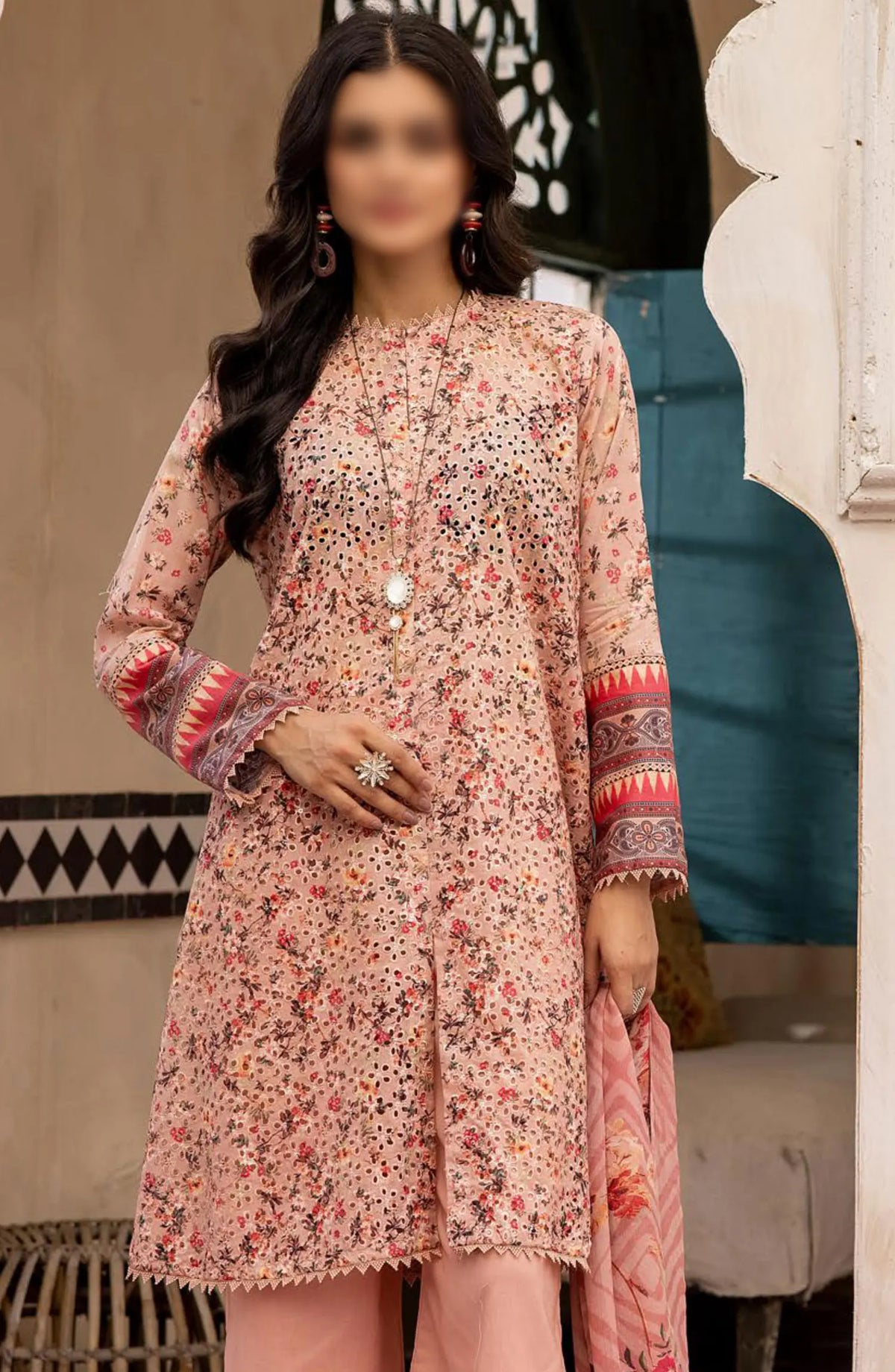 Mahee's Printed Chikankari Lawn Collection 2024 - MPCL 03