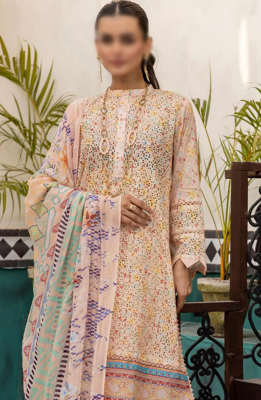 Mahee's Printed Chikankari Lawn Collection 2024 - MPCL 05