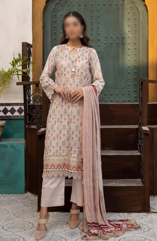 Mahee's Printed Chikankari Lawn Collection 2024 - MPCL 10