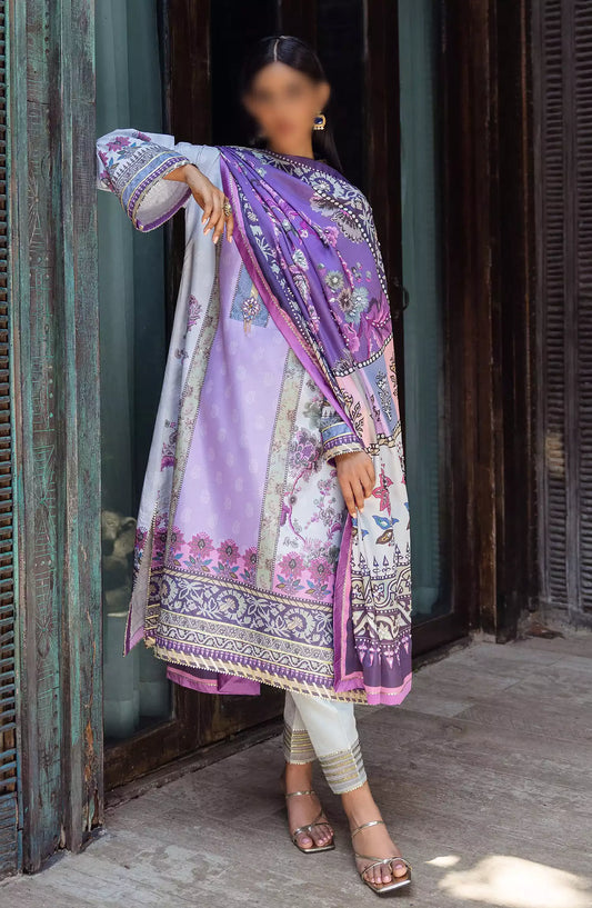 Mushq Nirvana Unstitched Silk Edit 2024 - MPS 06 Viola