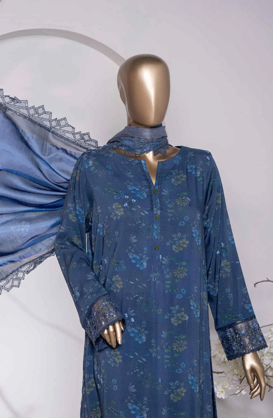 HZ Muse Luxury Raw Silk Embroidered Collection - MRE 152
