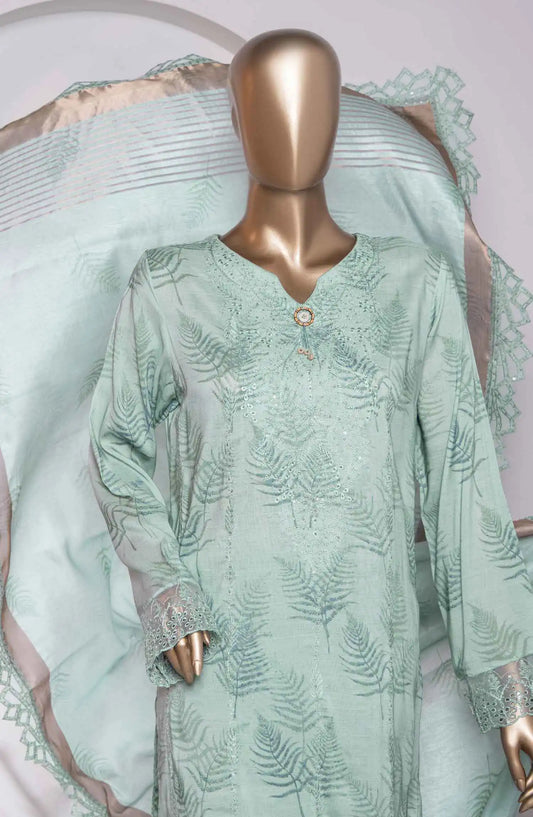 HZ Muse Luxury Raw Silk Embroidered Collection - MRE 156